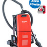RS 05 CAS Backpack vacuum cleaner with the manufacturer-independent battery system CAS